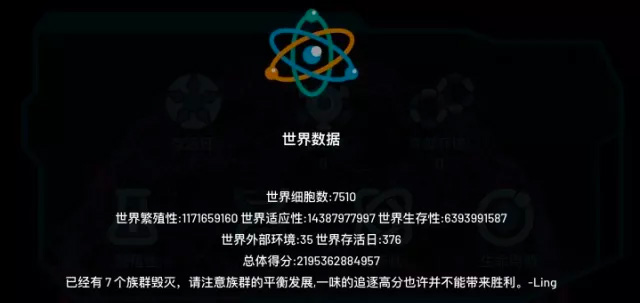 以上就是世界的数据面板